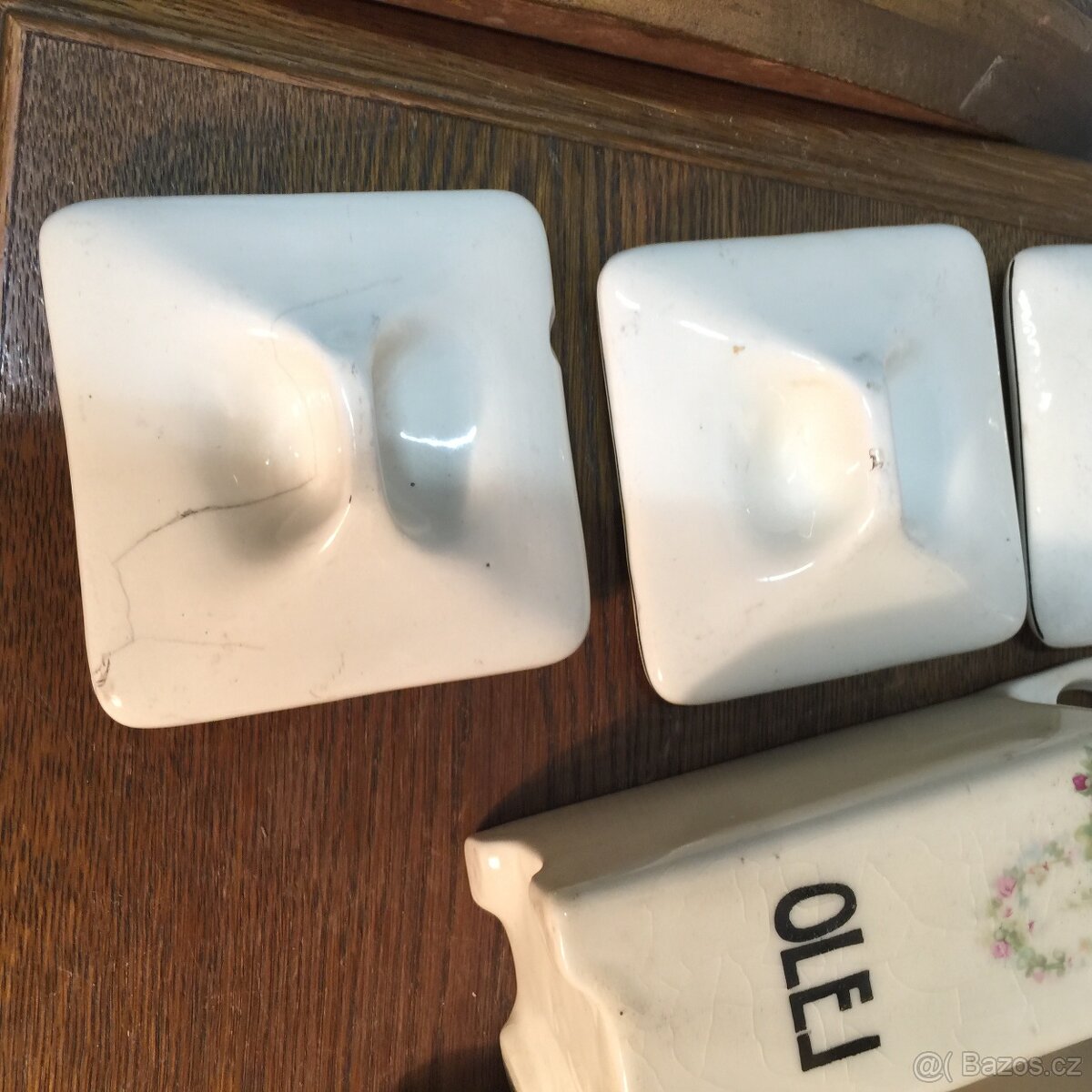 stoleté kořenky - dózy na potraviny - lahev na ocet - olej - 18