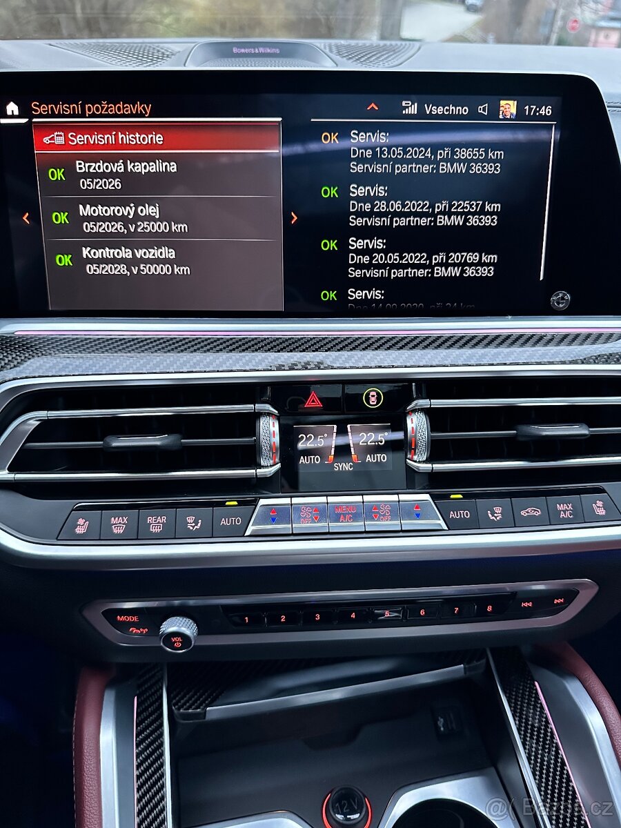 BMW X6 M50i, B&W, Tv, Sky Lounge, DPH - 18