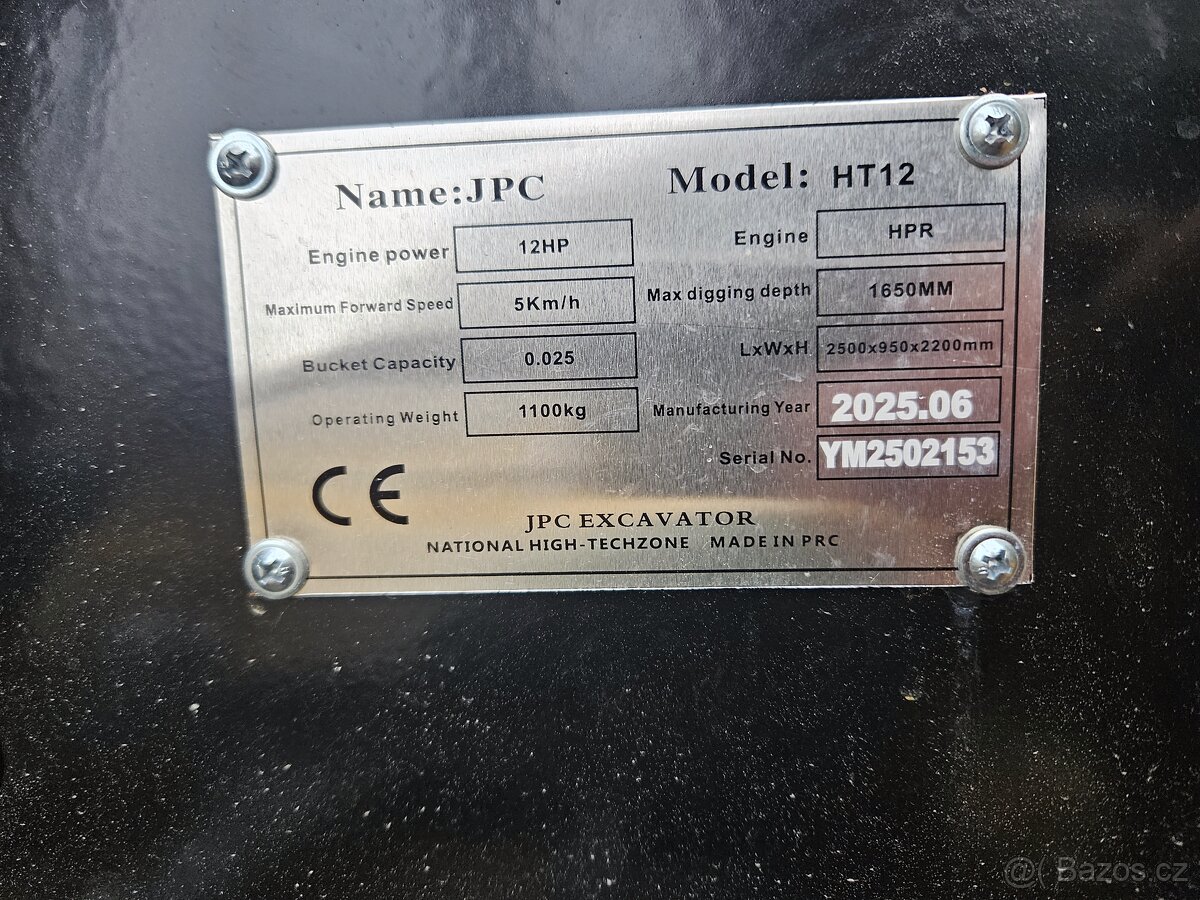 3× Minibagr odpočet DPH - 18