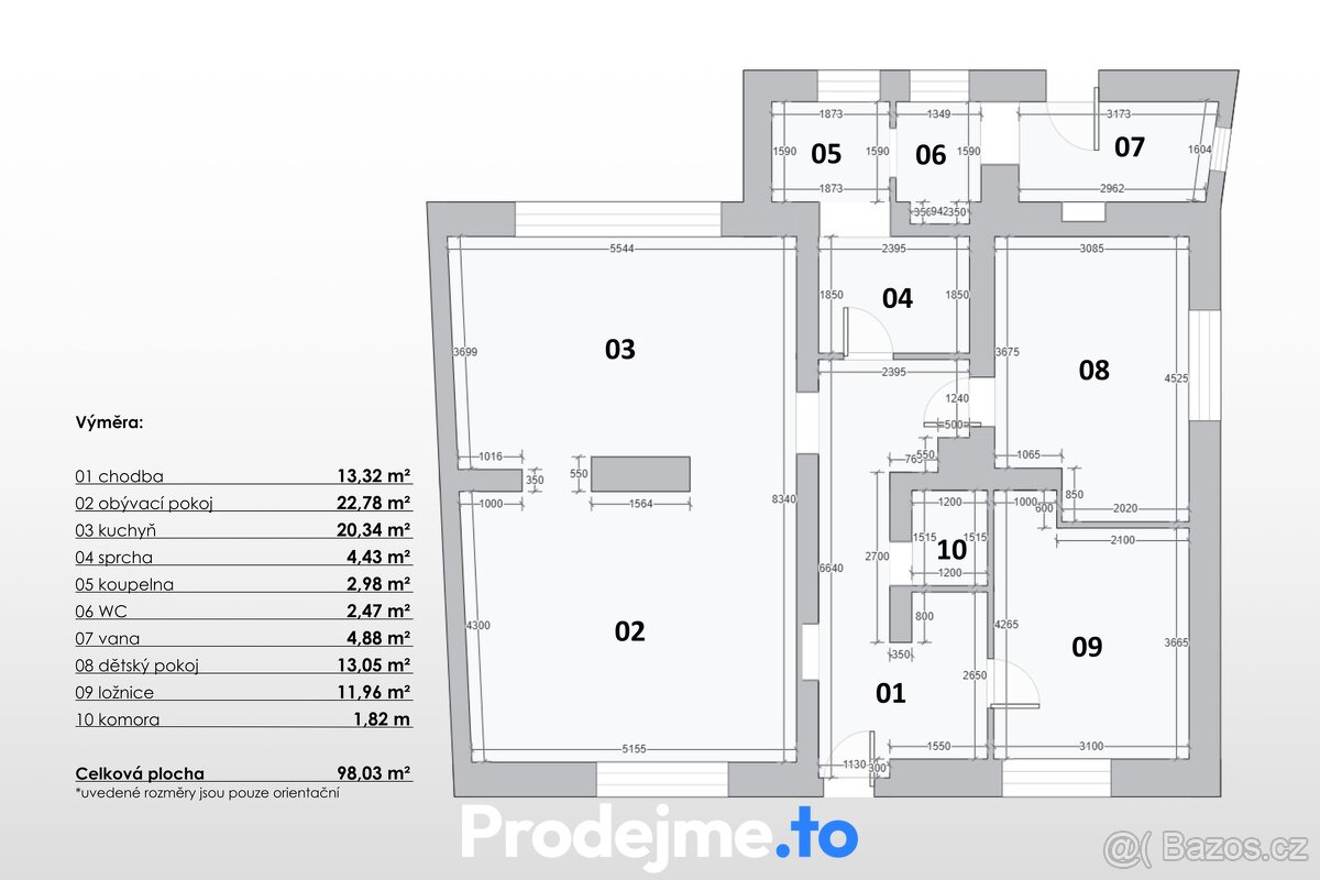 Prodej rodinného domu 3+kk, 98 m² - Dobšice, ev.č. 100127 - 18
