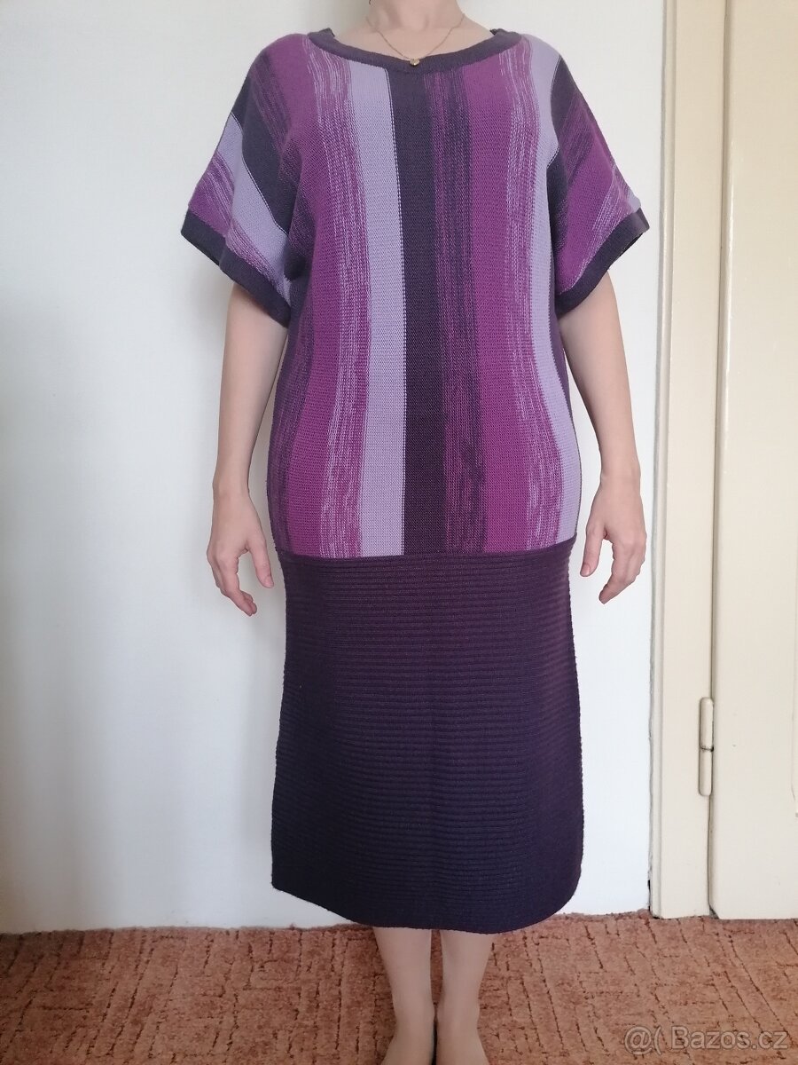 3x dámské pletené šaty - 18