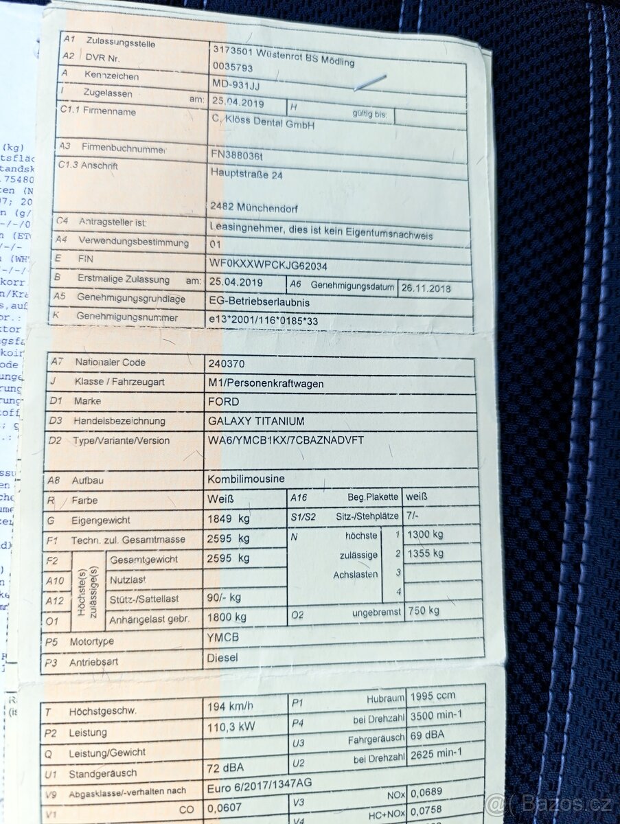 Ford Galaxy 2019 Titanium 7mist - 18