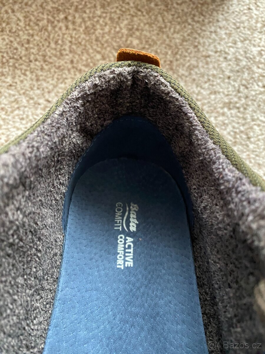 Nové pánské kožené podzimní/zimní boty Baťa - č. 42 - 18