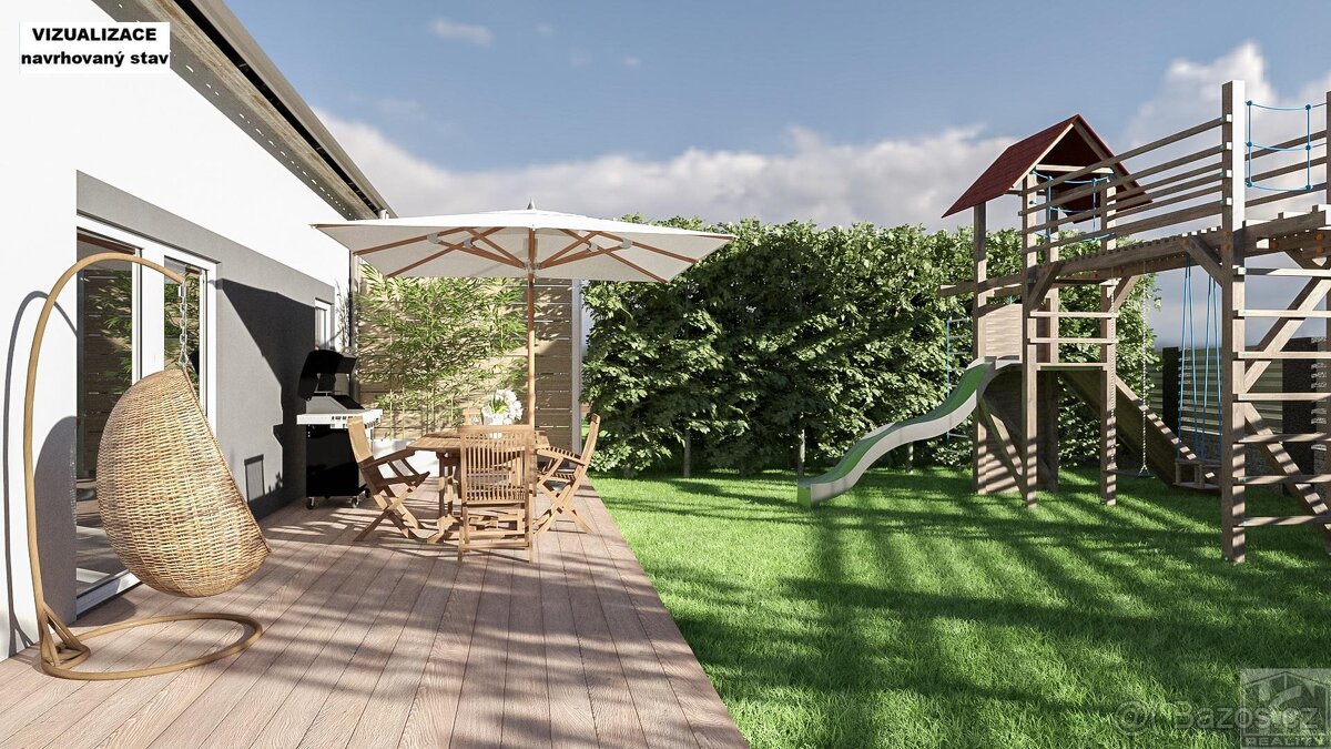 Stavební pozemek 655m2 s povolením na dvojdům 2x 4+1 Choťánk - 18