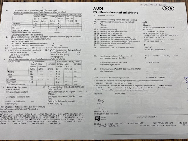 Audi A4 40 Avant 2.0 TDI 140kW 7xS-tronic 190 koní r.v. 2020 - 18
