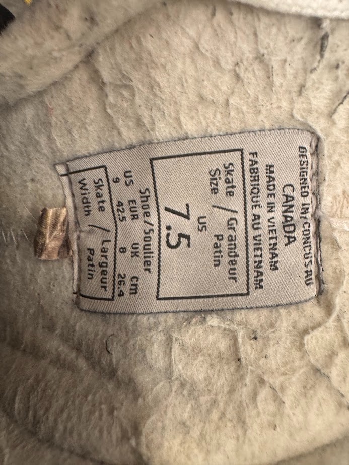 BRUSLE CCM SUPERTACKS AS3, vel. 42,5/7,5 D - 18