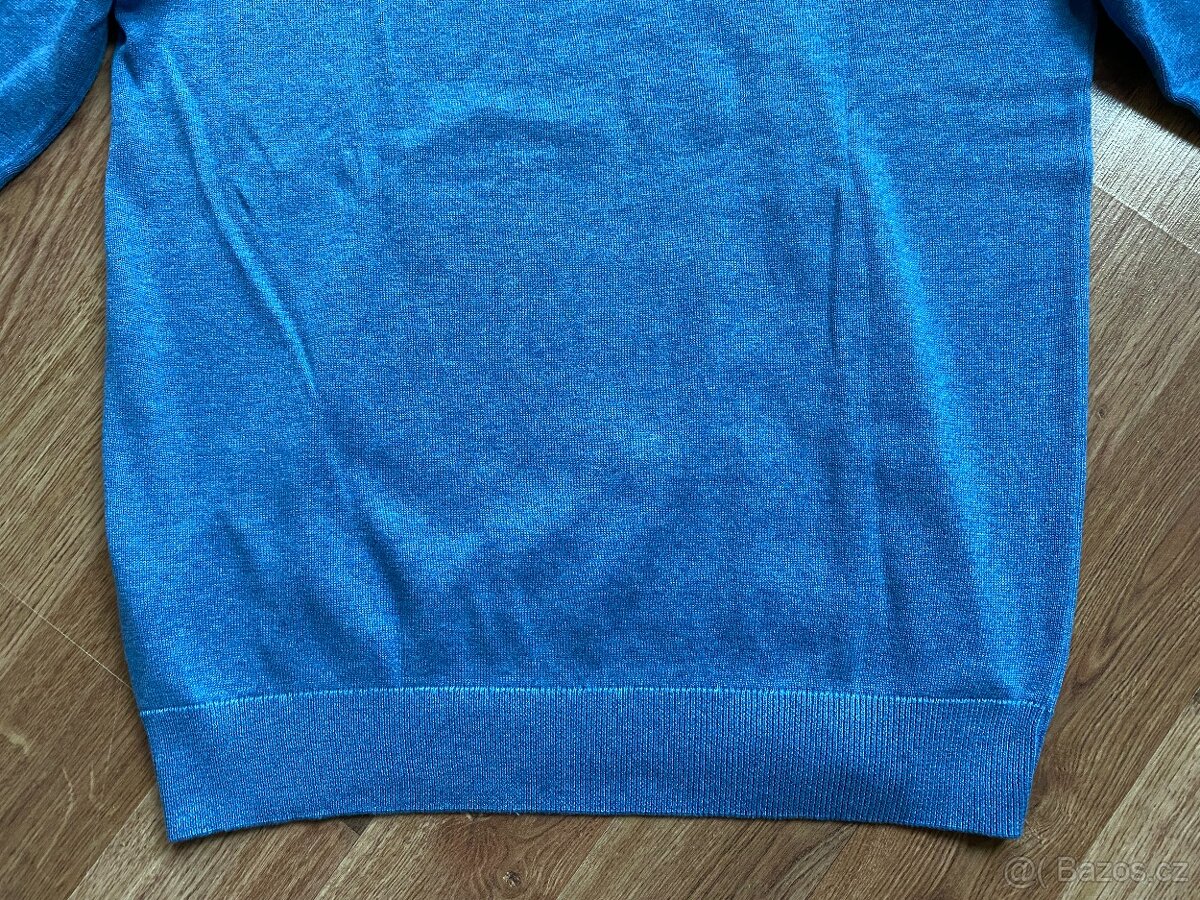 Nový pánský bavlněný svetr C&A do "V" - L - 18