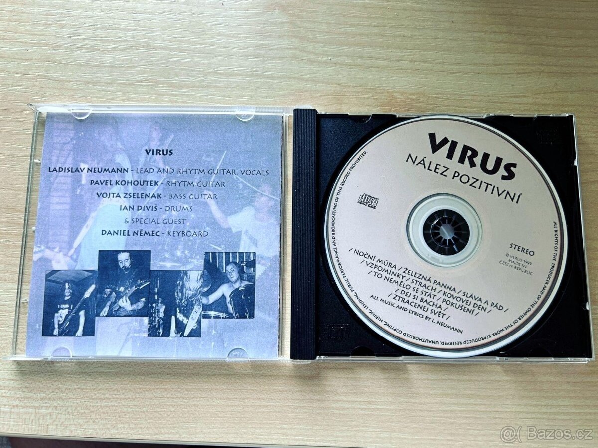 VIRUS 4xCD (zcela nové, již nesehnatelné rarity) - 18