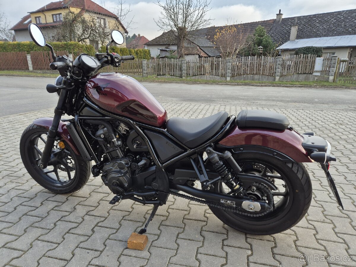 Prodám HONDA CMX1100 Rebel DCT, r. v. 2021, ABS, ČR, 357km - 18