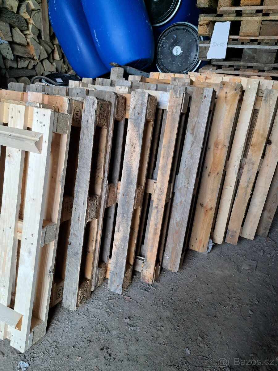 Drevene palety 80x120 - 18
