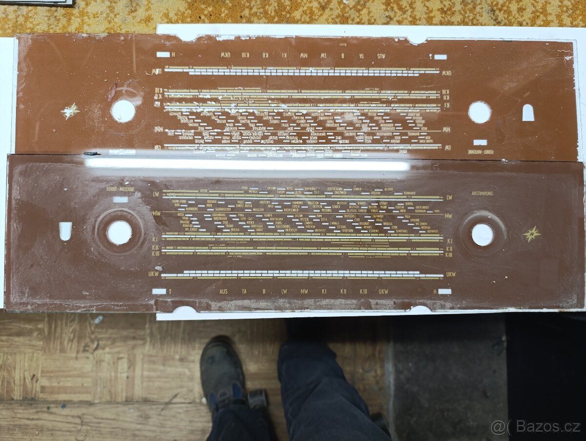 stupnice na starožitná radia - 18