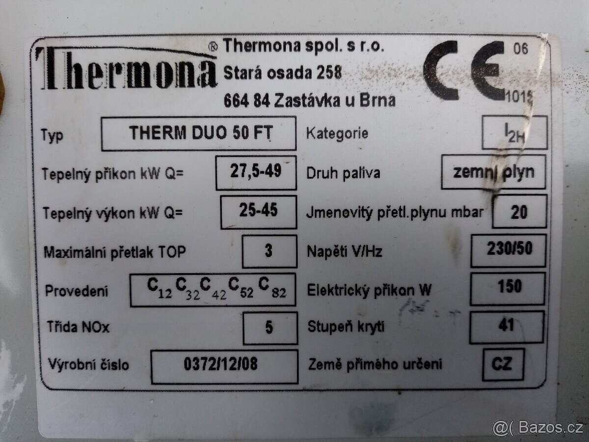 Thermona THERM 20 CX, Thermona THERM DUO 50 - 18