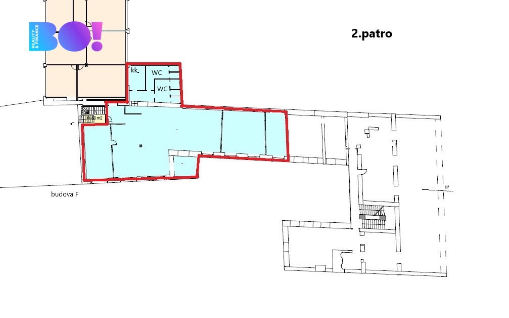 Pronájem kanceláře 260 m² – ul. Zubatého Praha 5 - 18