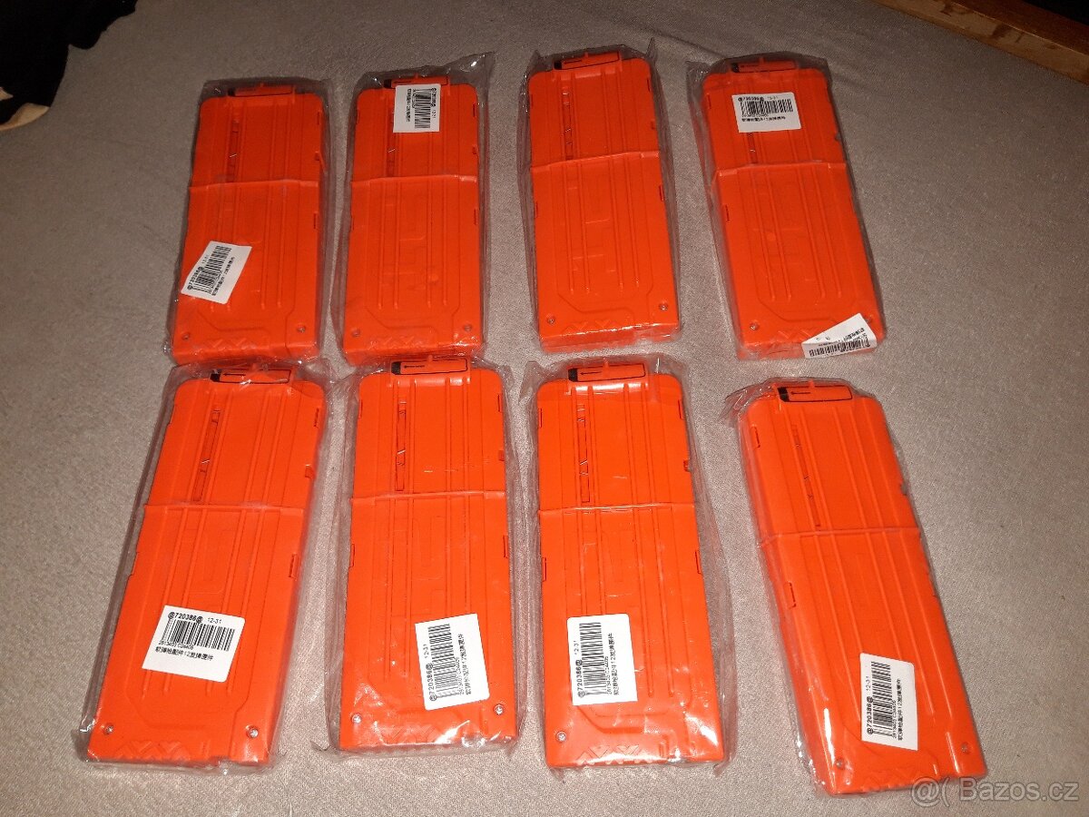 PŘÍSLUŠENSTVÍ NERF ,ZASOBNÍKY, DOBÍRKA MOŽNÁ - 18