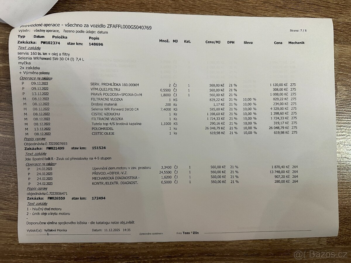 Fiat Talento 1.6 dci 107kw, ČR, 1.maj., serviska, DPH - 18