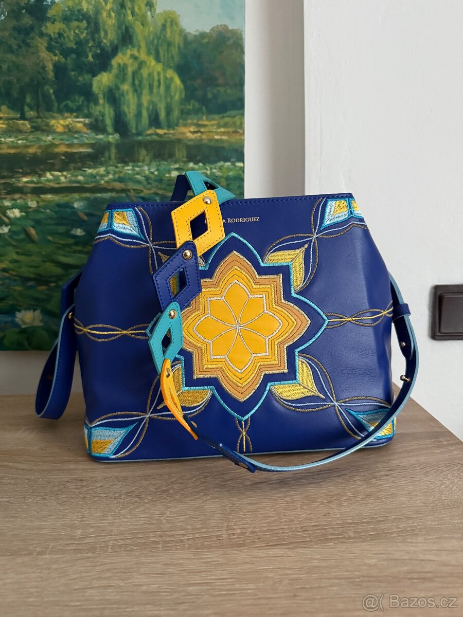 Sara Iris kožená vyšivaná kabelka Dajana Rodriguez - 18
