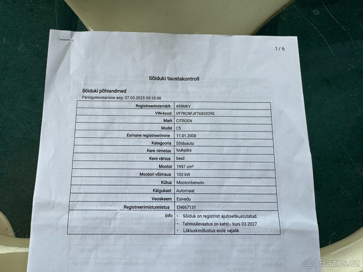 Citroën C5 AUTOMAT 2,0i 103 KW STK - 18
