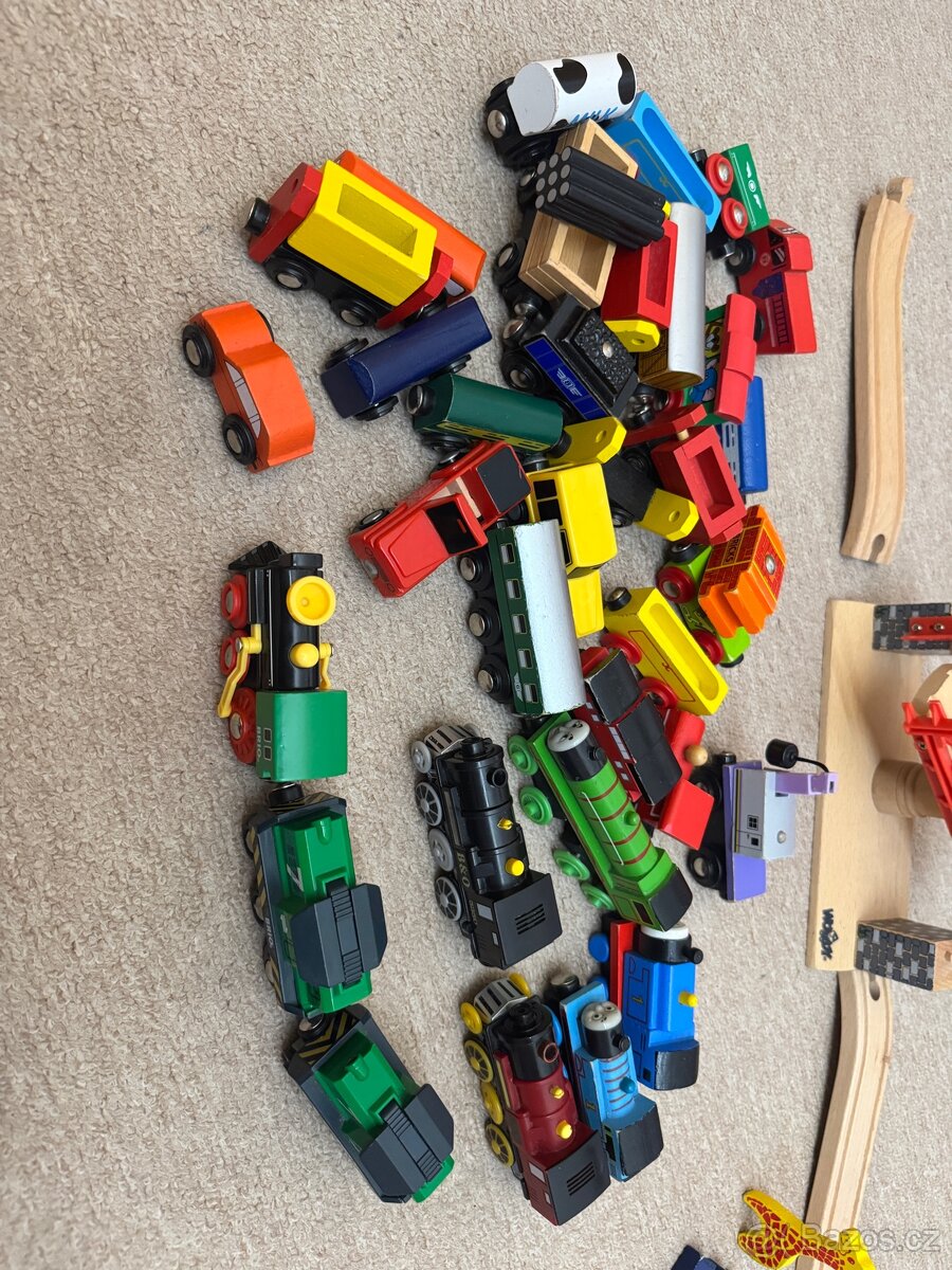 Sety dřevěné - vláčkodráhy/koleje mašinky - 18