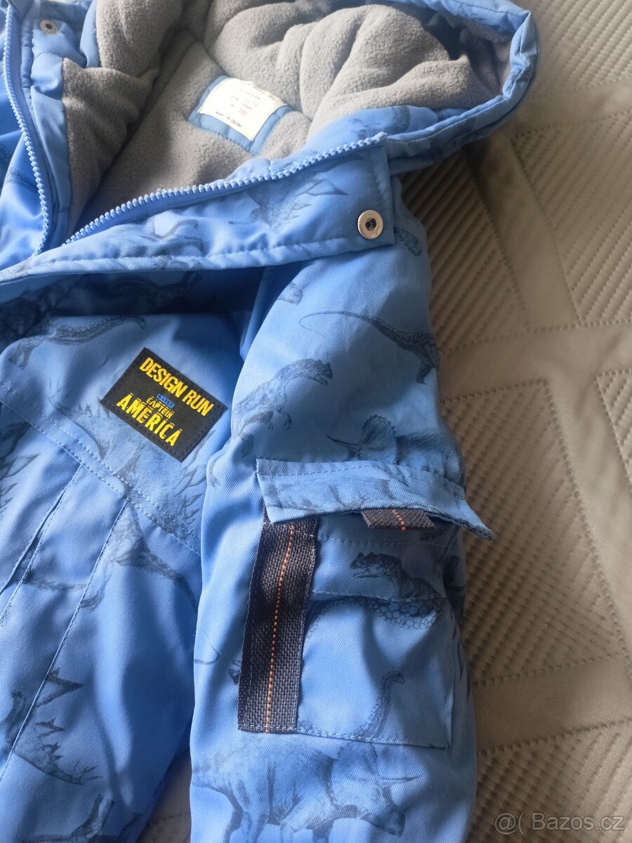 Nová dětská zimní bunda parka, vel.128 - 18