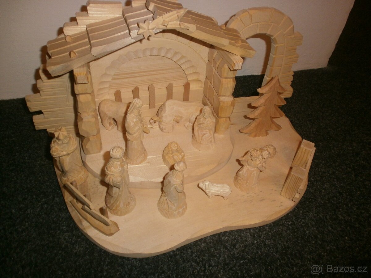Dřevěný betlém 14B6 - 18