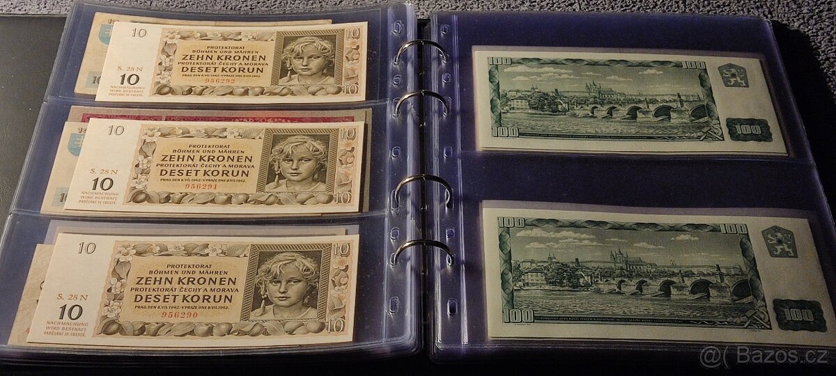 Rozprodej vzácných bankovek po sběrateli - 18