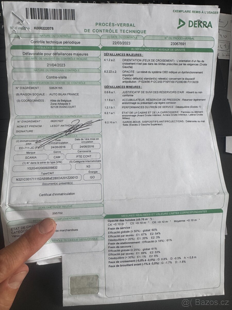 SCANIA G280, EU6, 2016, 385TKM,20 PALET - 18