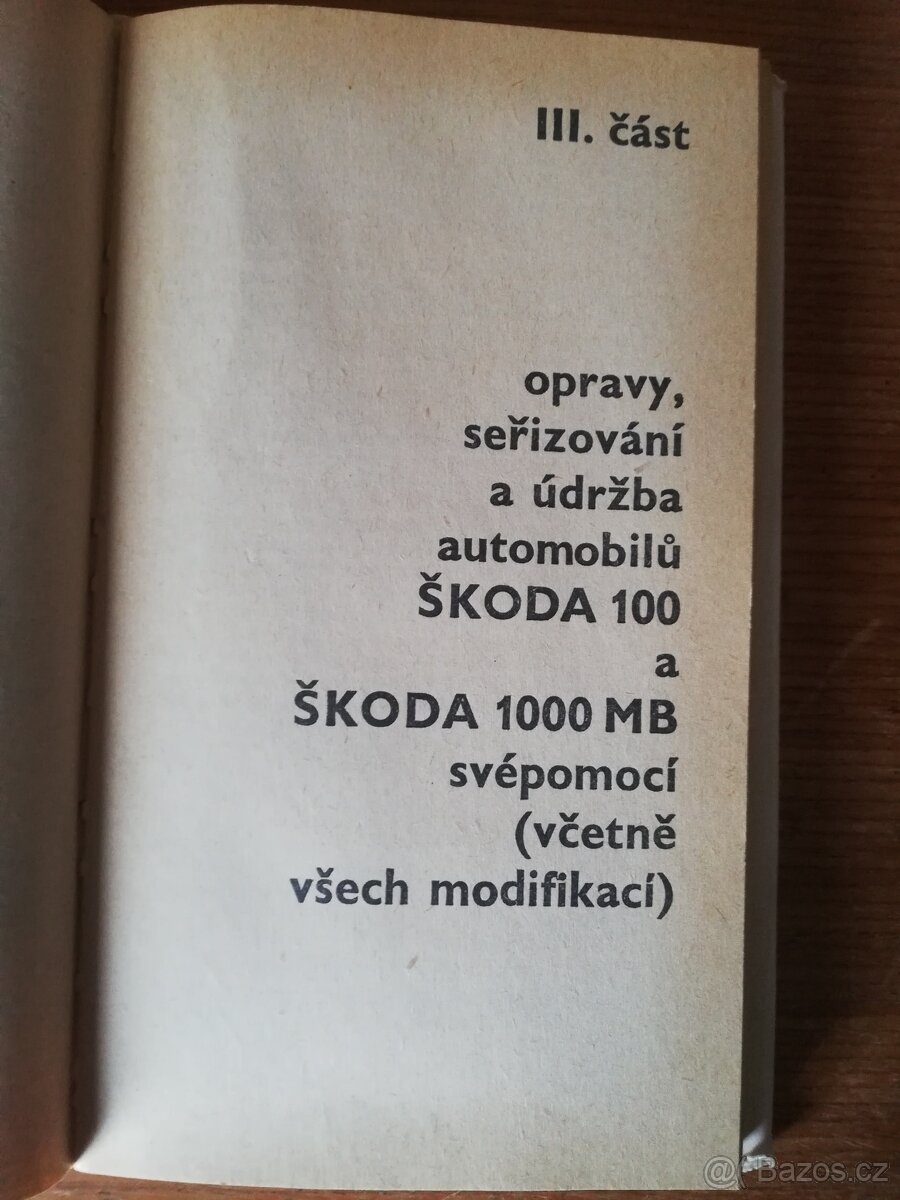 Kniha ŠKODA 1000/1100MB/MBX až 100/110 R/LS-OPRAVY A ÚDRŽBA, - 18
