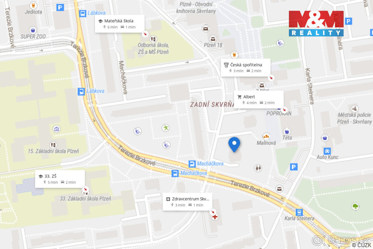 Prodej bytu 3+kk, 51 m², Plzeň, ul. Macháčkova - 18