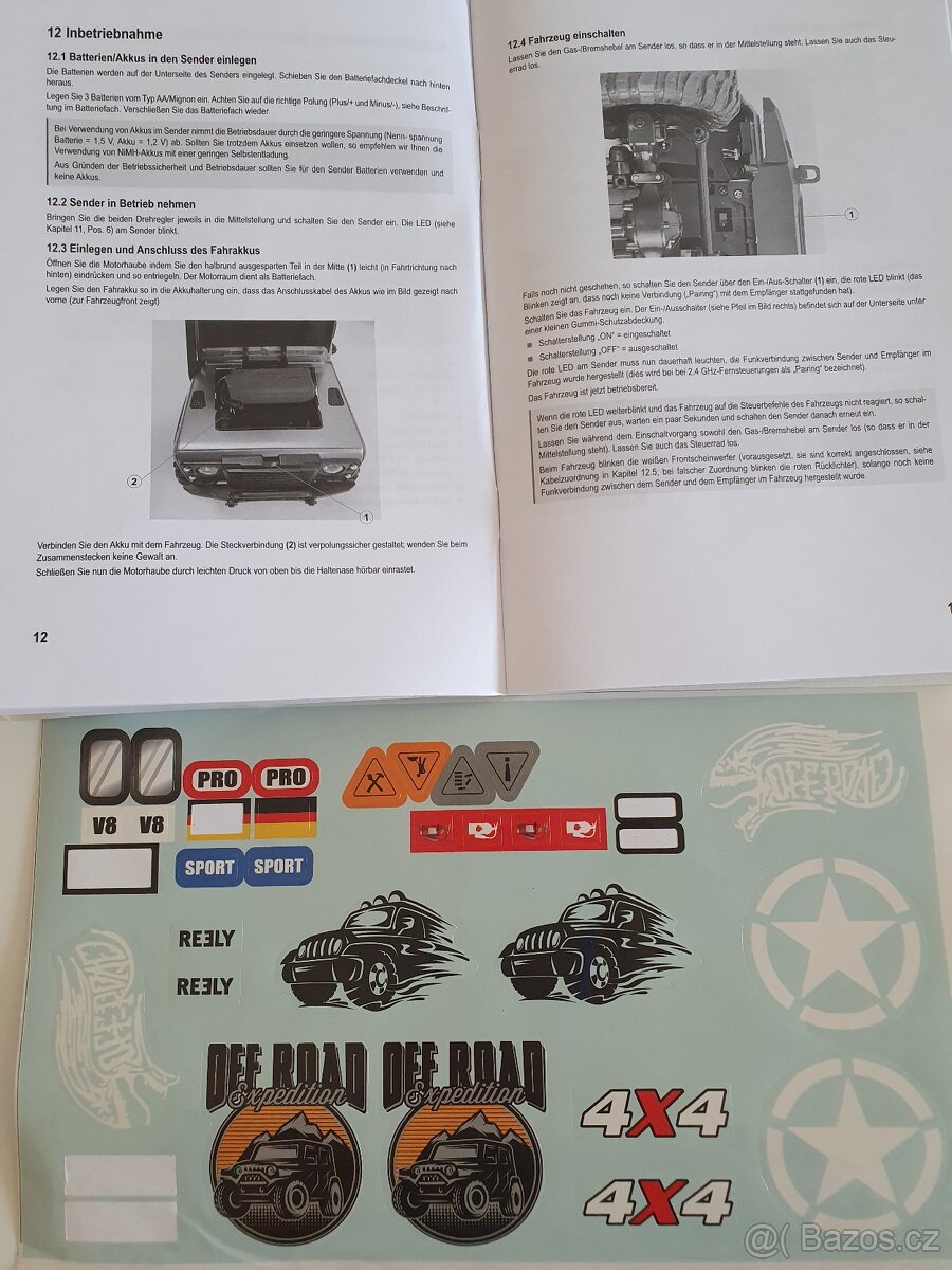 RC model Land Rover 4WD 1:16 plne osvetlený - 18