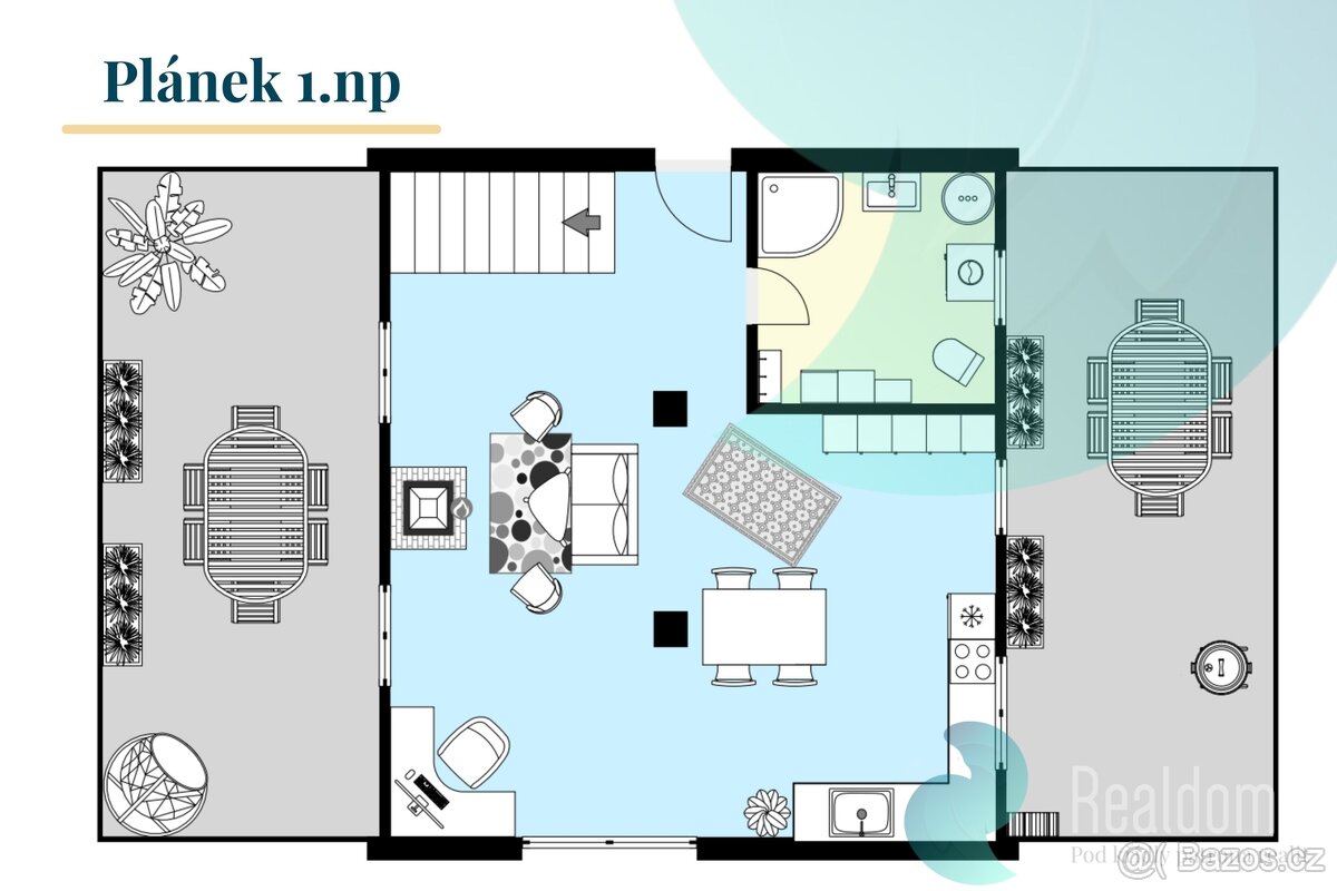 Prodej dřevostavby, okr. Beroun, Chodouň - 18