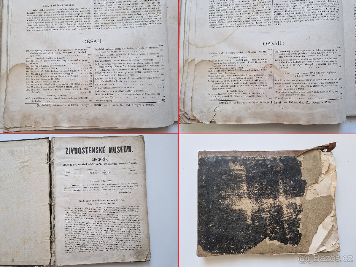 Živnostenské museum roč. 1875 umělecký průmysl řemeslo - 18