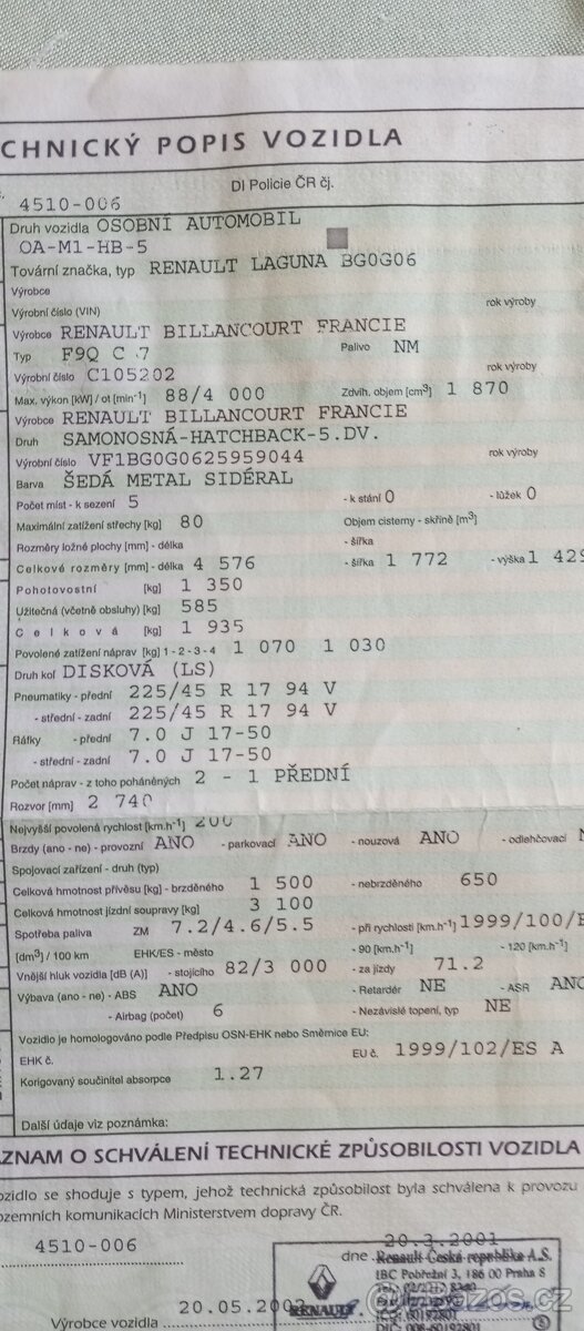 Renault laguna 1.9 dci - 18