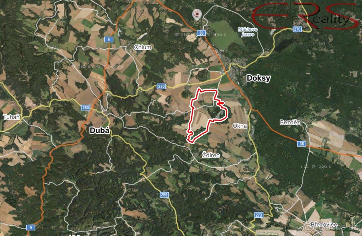 Pozemek, 1211 m² – Tachov u Doks, okr. Česká Lípa - 18