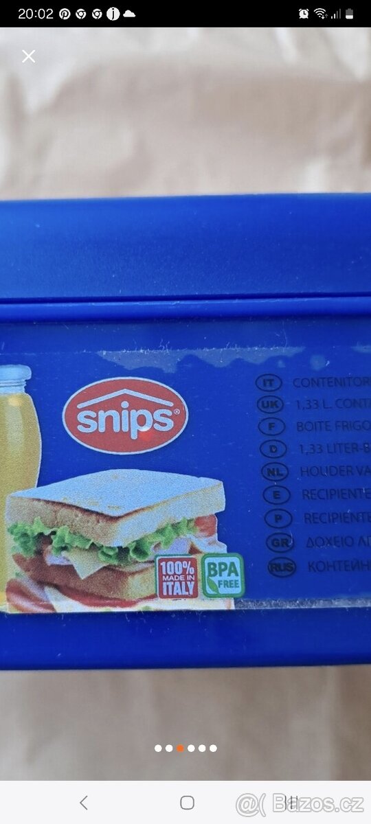 Svačinový box, dávkovač na léky, minutka,keramický nůž - 18