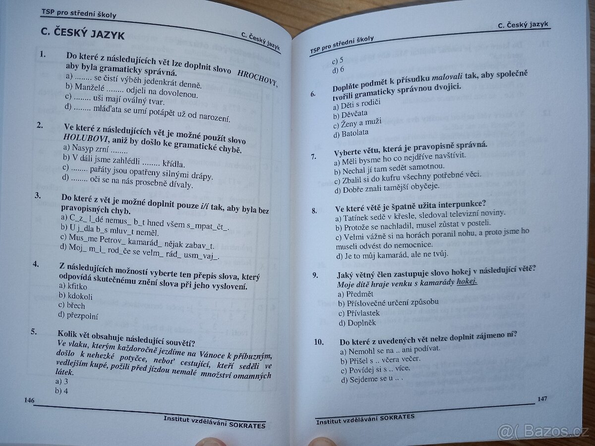 Testy studijní předpokladů pro střední školy - 18