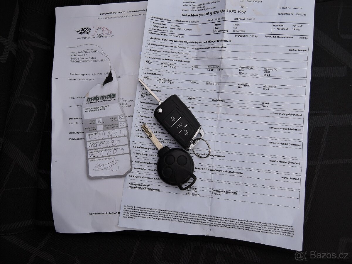 Smart Fortwo 0,8 CDi Aut. Kabrio KLIMA 2010 - 18
