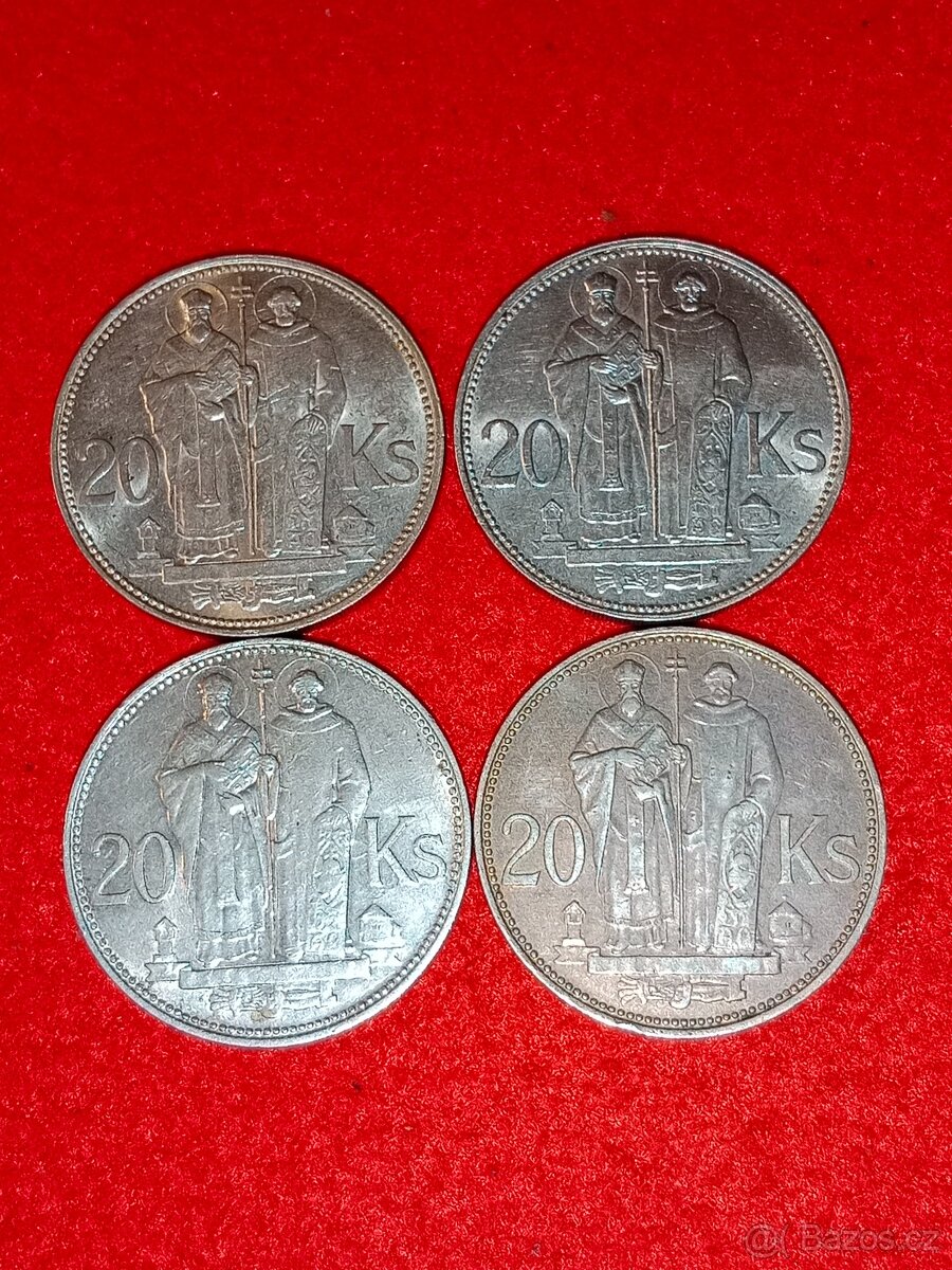 Československé stříbrné mince 194 ks - pouze komplet - 18