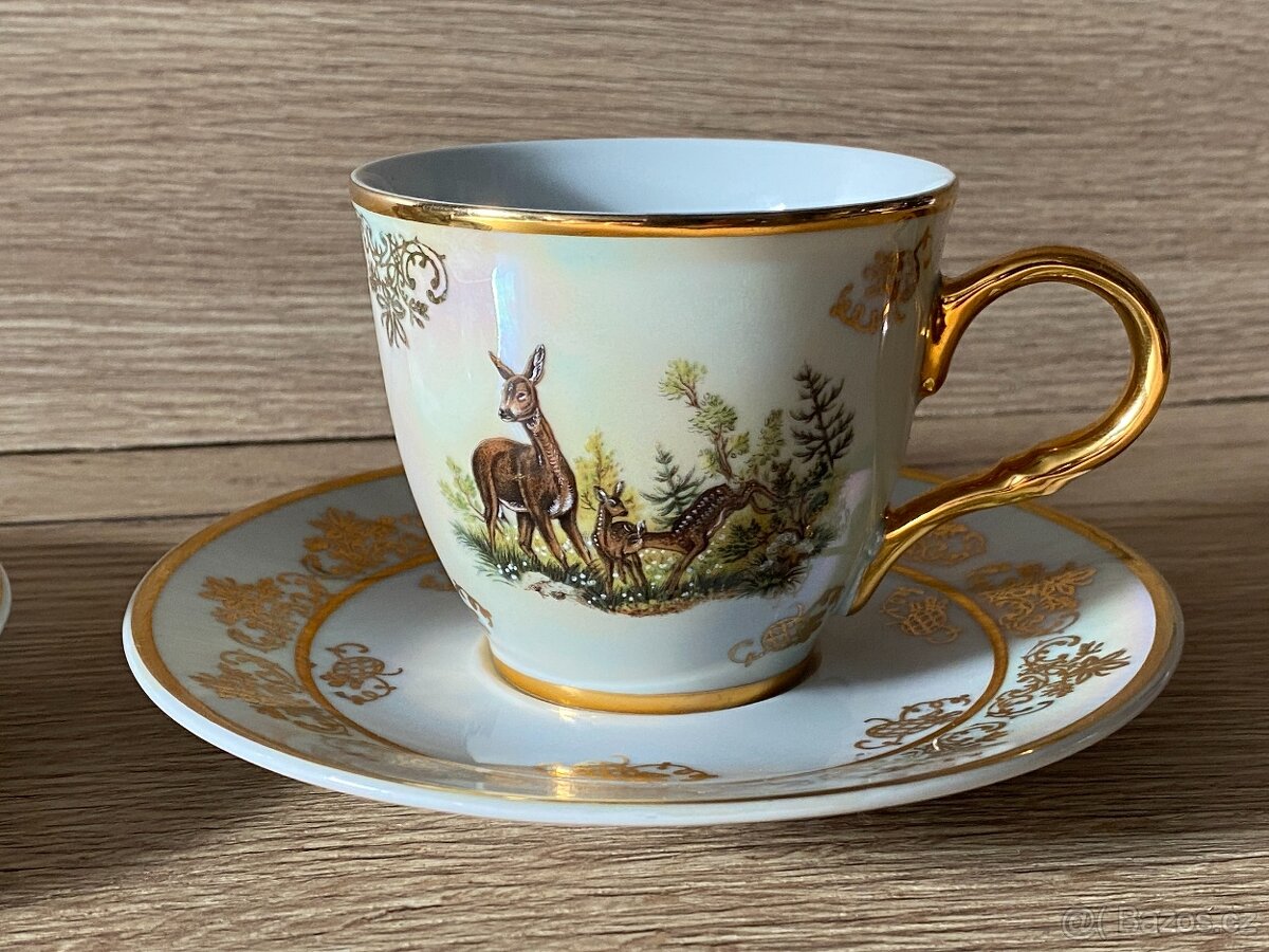 hrnek hrneček myslivecký hrnek porcelán lovecká tématika - 18