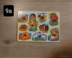 Vkládačka stavebnice dřevěná - 18