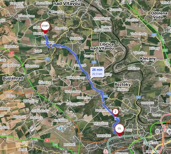 Stavební pozemek v obci Blevice, cca 15 km od Prahy - 18