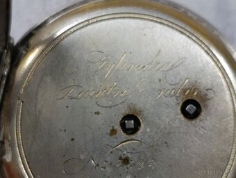 Pánské gravírované kapesní hodinky KLÍČOVKY do sbírky - 18