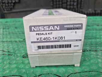 sportovní kryty pedálů Nissan Juke F15, Micra K13, Pulsar C1 - 18