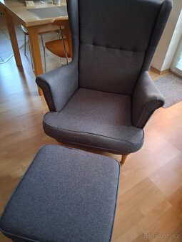 Luxusní potah na křeslo ušák - 18