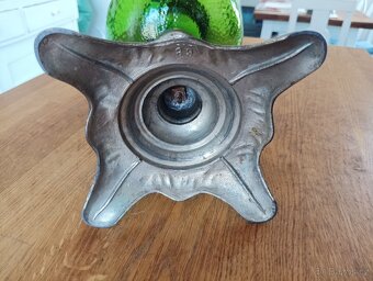 ART DECO STAROŽITNÁ PETROLEJOVÁ LAMPA GAUDARD, FRANCIE 1920 - 18