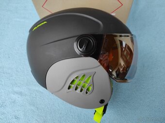 Lyžařská helma s vizorem, Alpina Carat le VISOR HM, 54-58 cm - 18