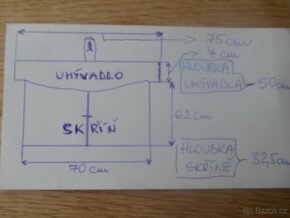 Umývadlo + skříň + baterie - 18