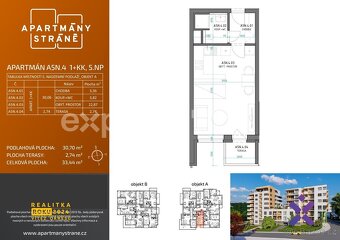Pronájem bytu 1+kk 33,5 m² s garážovým stáním, Nad Stráněmi - 18