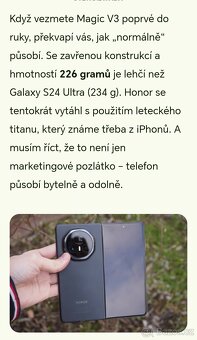 HONOR Magic V3 5g. 8+512 GB. NOVÝ se zárukou. BROWN - 18