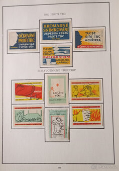Album zápalkových nálepek 1945 - 1958 č.5 - 18