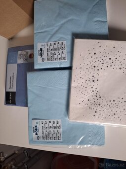 Svatební dekorace - modro-bílá - kompletní - 18